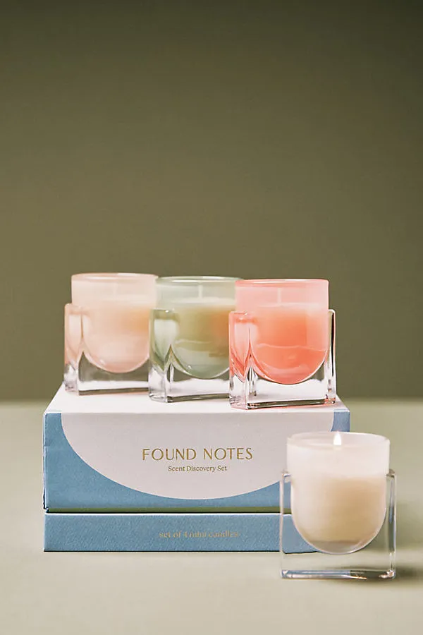 Found Notes Discovery Mini Candles Set of 4 product