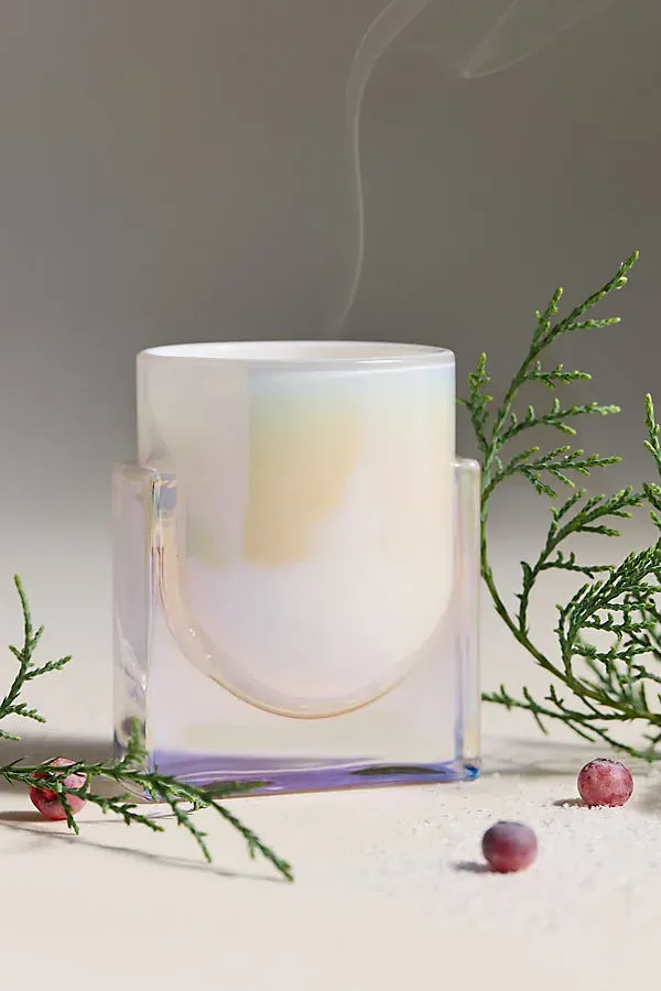 Found Notes Woody Juniper & Cedar Glass Candle - Small by Anthropologie