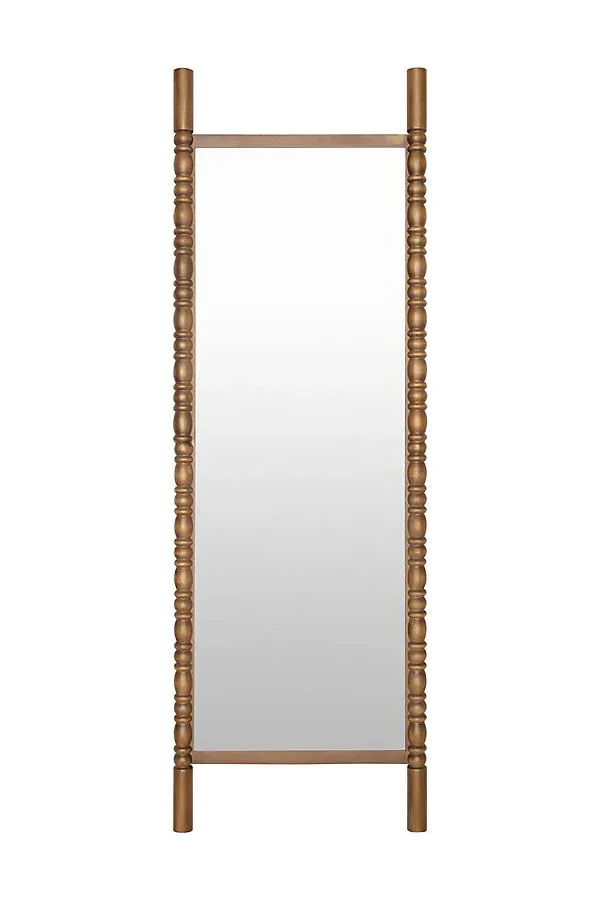 Bennet Full-Length Mirror - Brown, Pine Wood product