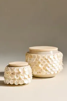 Gather Hibiscus Tide Medium Scented Candle - Ivory by Anthropologie, image 2
