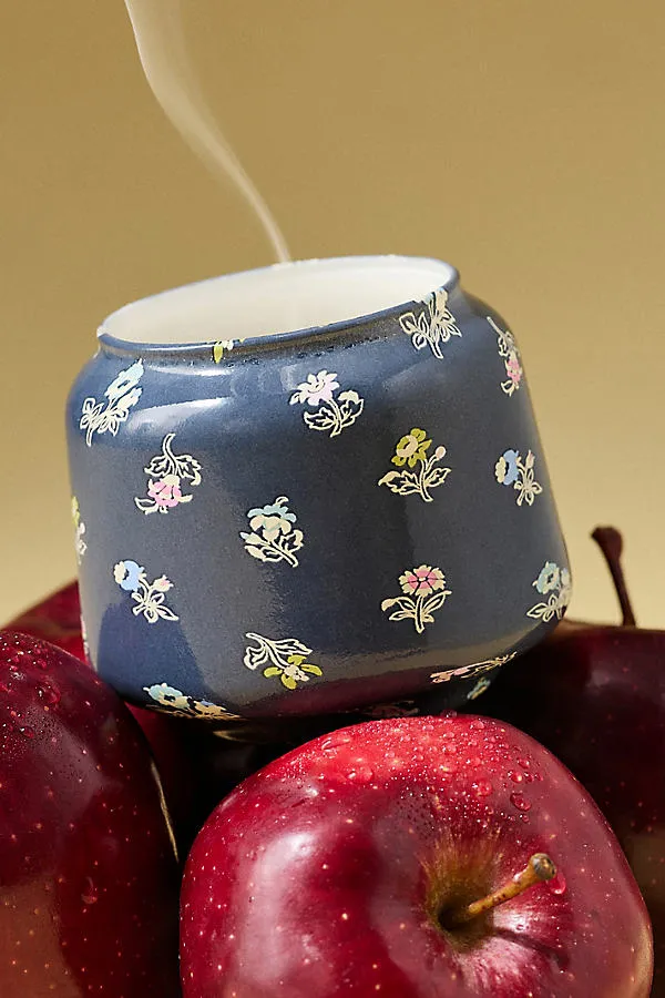 Printed Mini Gather Candle - Honeycrisp & Oakwood by Anthropologie