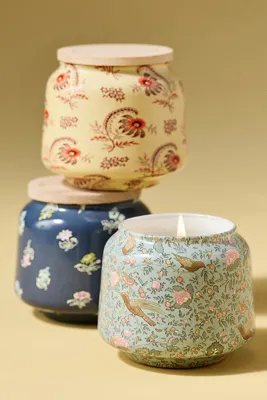 Printed Mini Gather Candle - Woody Sandalwood & Vanilla by Anthropologie, alternate view