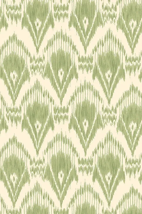 GP & J Baker Zaraband Geometric Wallpaper - Green product