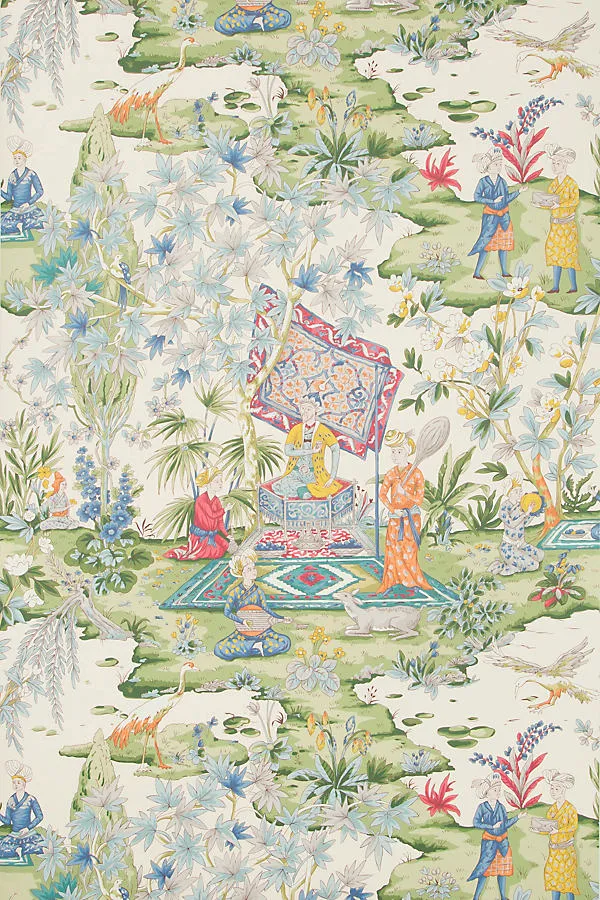 Lodi Garden Scene Wallpaper - Polyester product