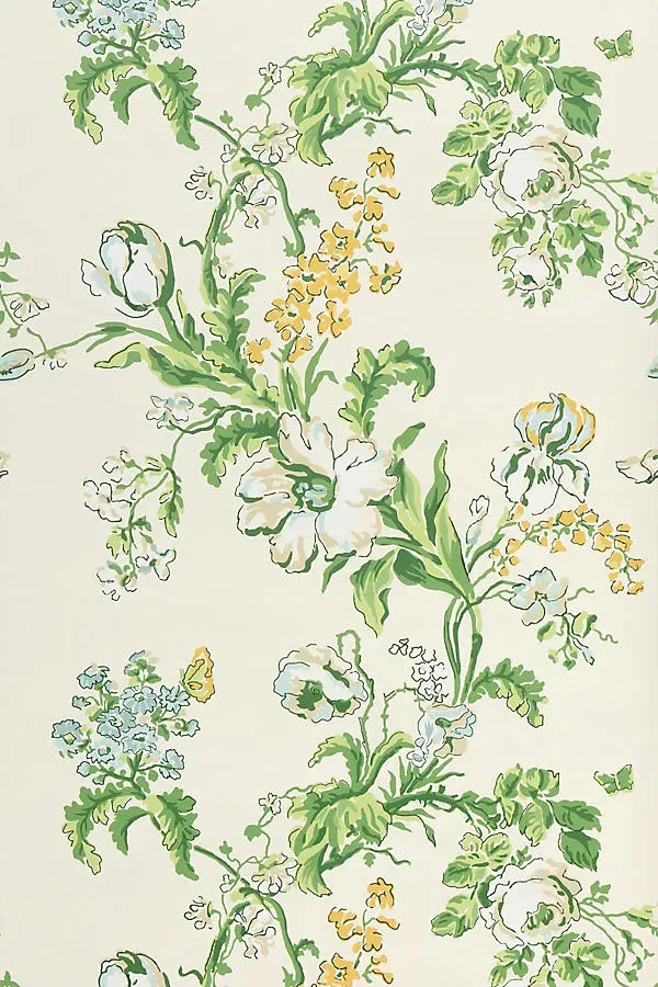 Maintenon Botanical Wallpaper - Green product
