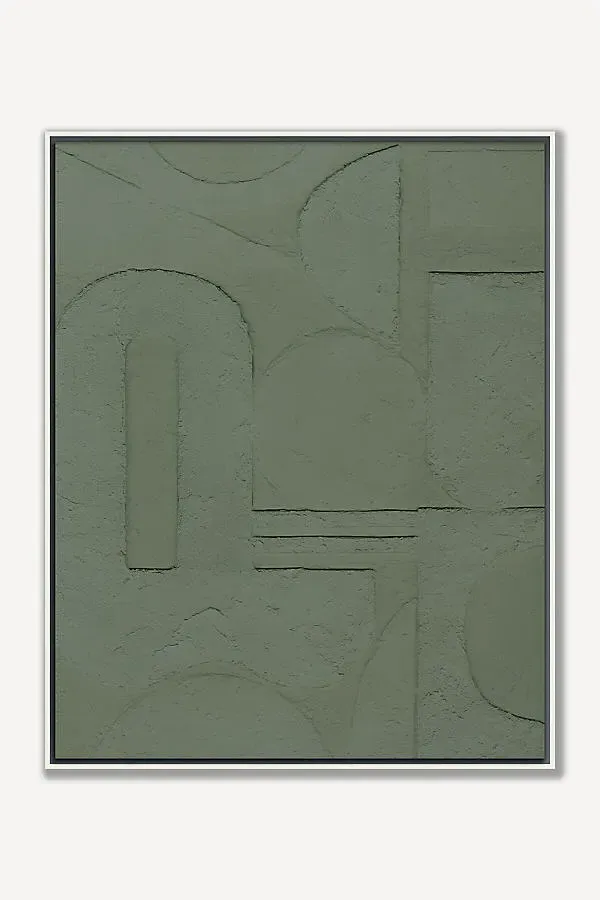 Cirrus Wall Art - Green by Anthropologie