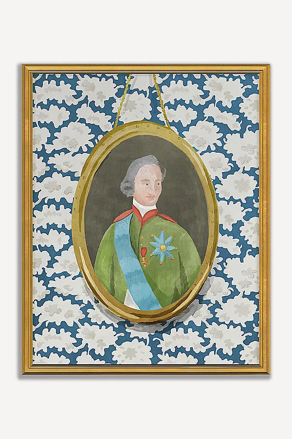 Dana Gibson Gentleman 2 Wall Art - Blue product