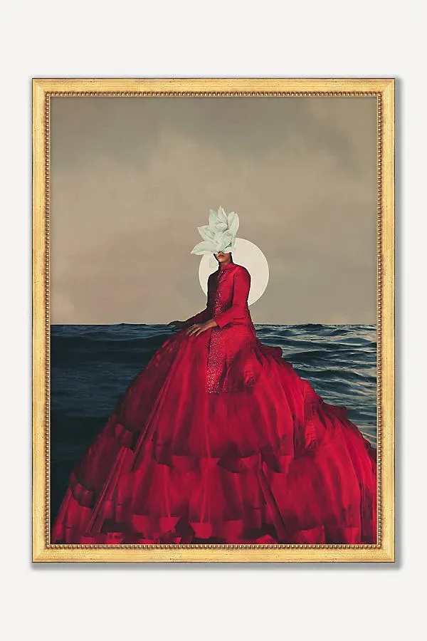 Frank Moth Distant Fragility Wall Art - Red product