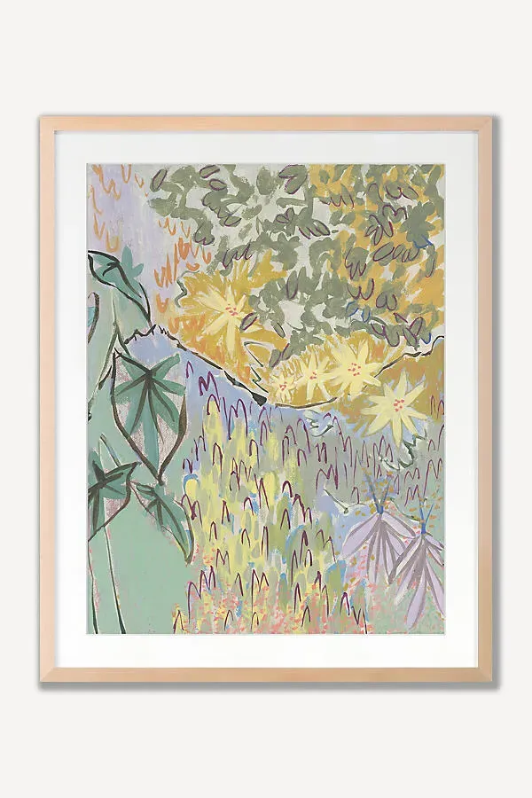 Verdant Textures Wall Art - Purple by Anthropologie, image 2