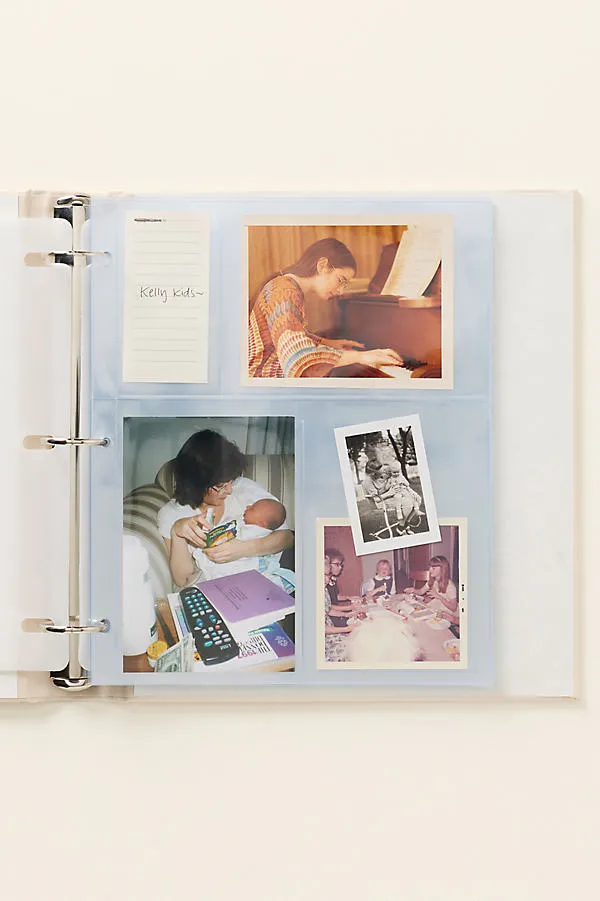 Graphic Image Monogram Leather-Bound Photo Album - Ivory by Anthropologie, image 2