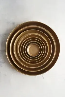 Circle Tray - Yellow, Galvanized Steel product