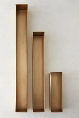 Rectangle Trough Planter - Steel by Anthropologie, alternate view