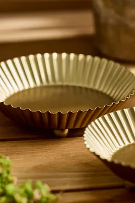 Tart Plant Trays Set of 2 - Brass, Metal product