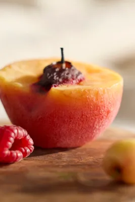 Peach Beeswax Candle - Natural Honey Scent product