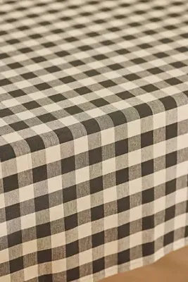 Gingham Tablecloth - Grey, Cotton product