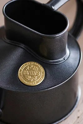 Fazeley Flow Watering Can - Black, Galvanized Steel by Anthropologie, image 2