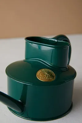 Fazeley Flow Watering Can - Green, Galvanized Steel by Anthropologie, image 2