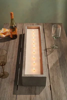 Himalayan Handmade Candles Cement Trough Candle - Citronella product