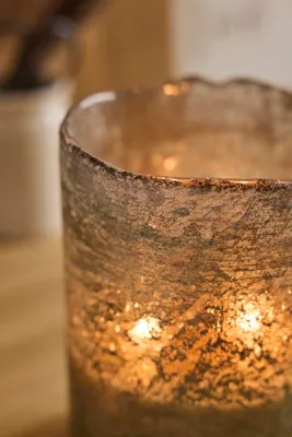 Textured Glass Candle Grapefruit & Pine - Soy Wax product