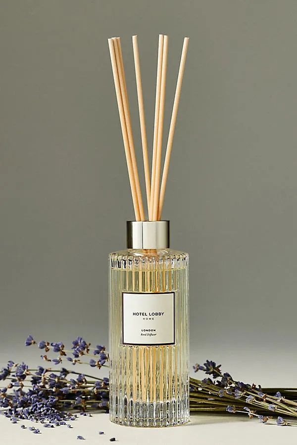 Floral London Glass Reed Diffuser - White by Anthropologie, image 2