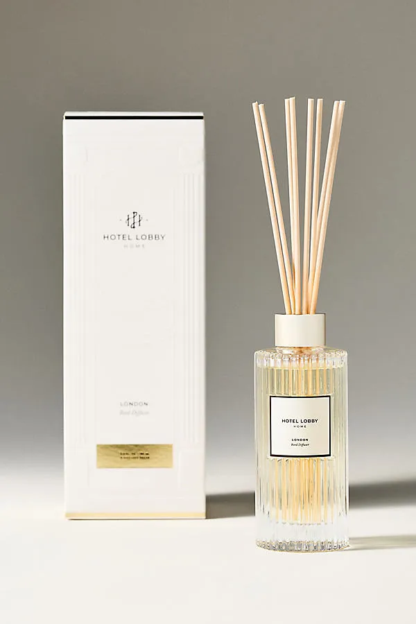 Floral London Glass Reed Diffuser - White by Anthropologie