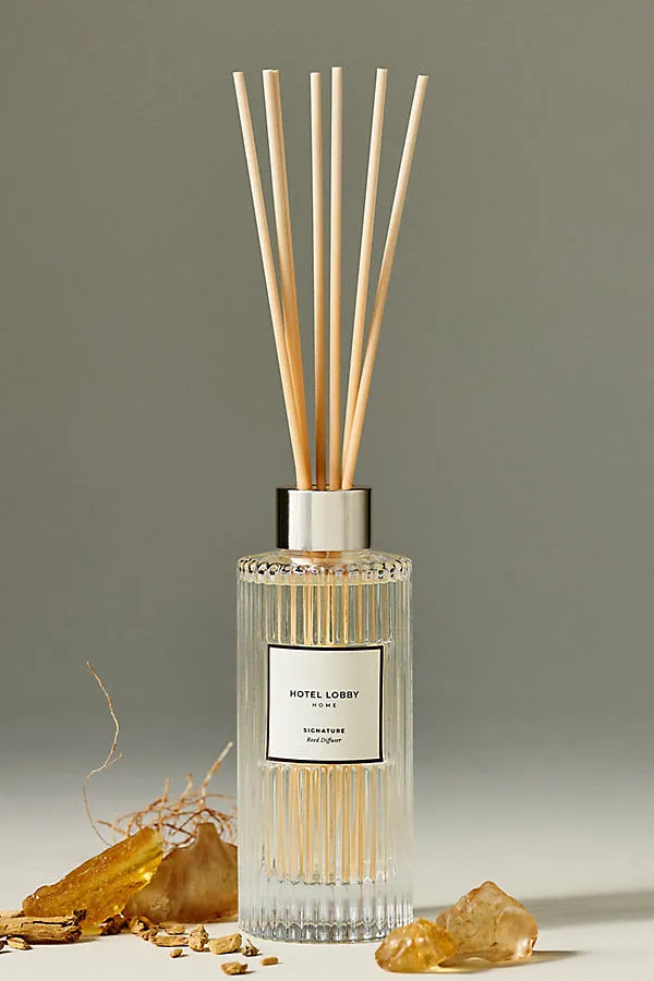 Fresh Signature Glass Reed Diffuser - White by Anthropologie, image 2