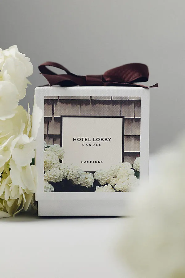 Hamptons Boxed Candle - White, Cotton by Anthropologie, alternate view