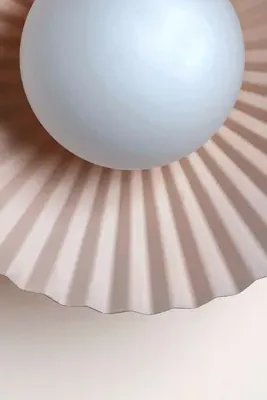 Flush Pleat Wall Light alternate view