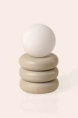 Tube Cordless Table Lamp - Beige by Anthropologie, alternate view