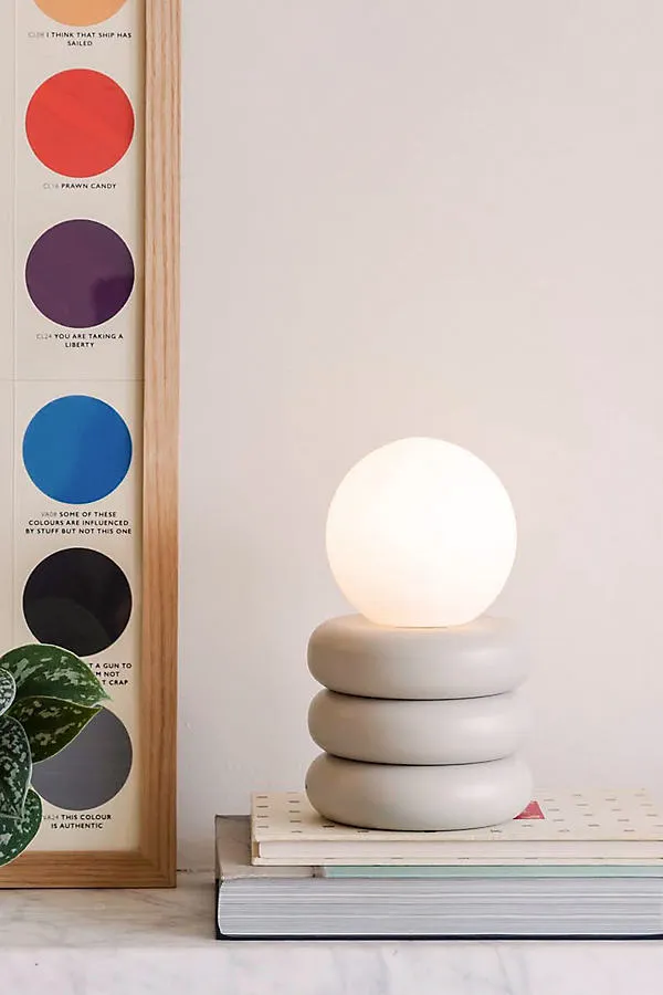 Tube Cordless Table Lamp - Beige by Anthropologie