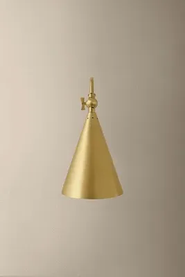 Lupe Rechargeable Wall Sconce - Gold, Acrylic by Anthropologie, image 2