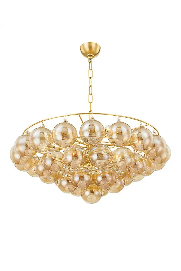 Mitzi Mimi Chandelier - Aged Brass, Champagne Glass product