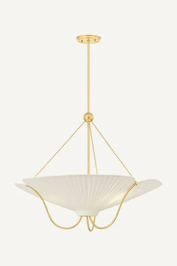 Naxos Augusta Hoffman Gerhard Pendant - Gold, Linen by Anthropologie