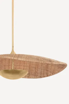 Shiloh Pendant - Vintage Gold, Rattan product