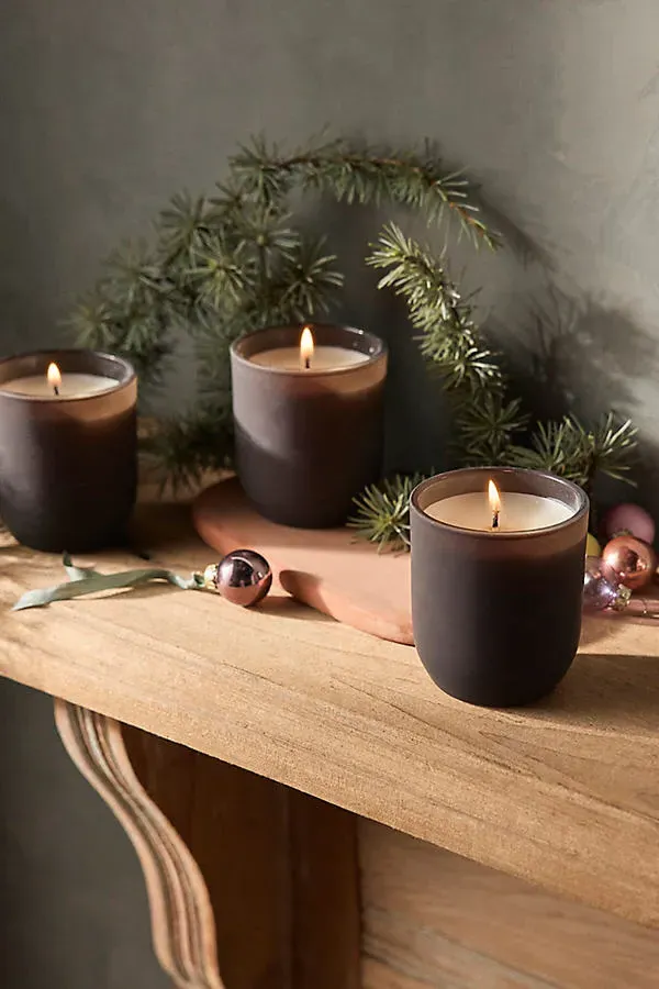 Terrain Winter Scented Candles Set of 3 - Brown by Anthropologie