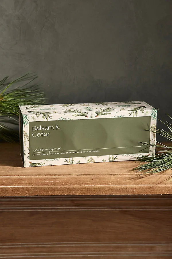 Terrain Winter Scented Candles Set of 3 - Green by Anthropologie, image 2