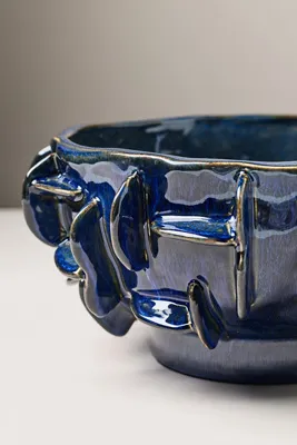 Cobalt Textured Vessel - Blue, Ceramic product