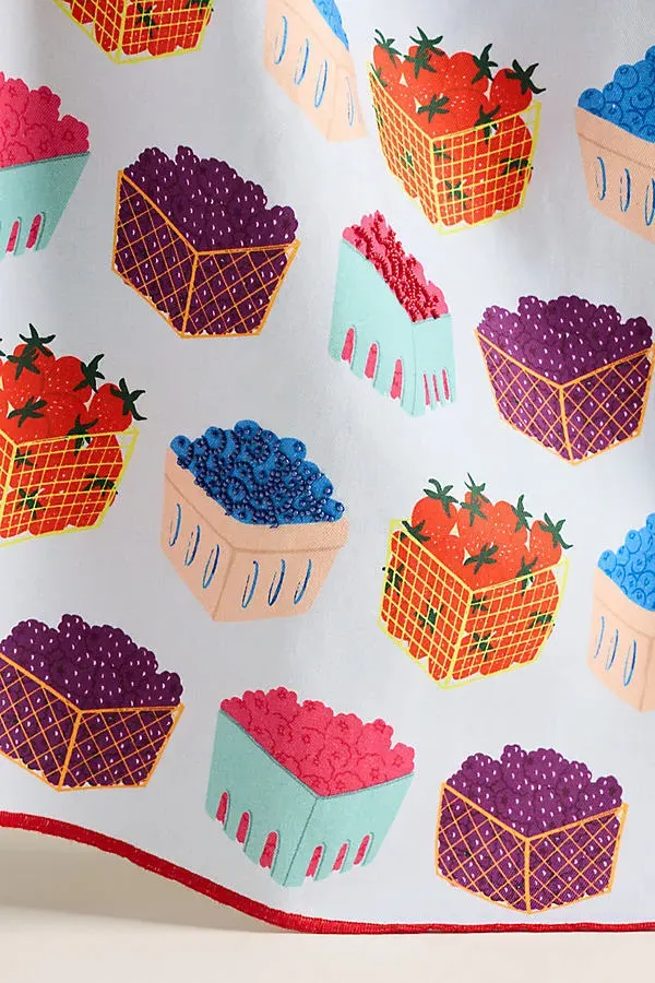 Berry Basket Tea Towel - Cotton product