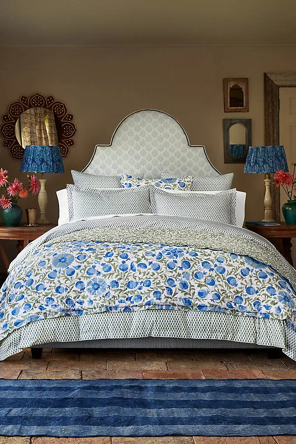 Cala Sage Duvet - Green, Cotton product