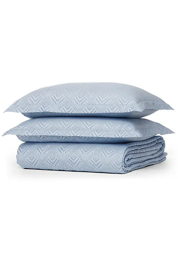 Halana Lapis Queen Size Duvet Set - Blue, Cotton product