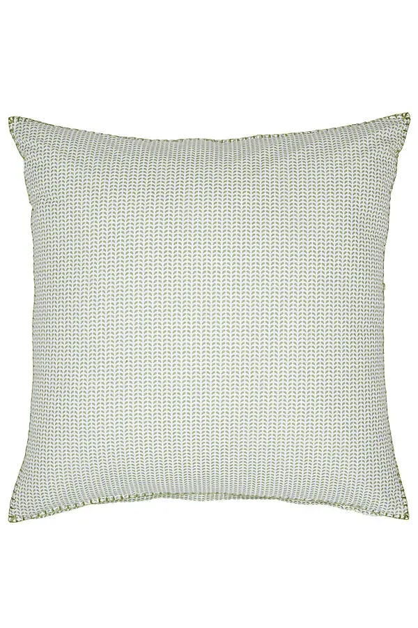 John Robshaw Cinde Euro Sham - Green, Cotton product