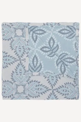 John Robshaw Dasati Bed Blanket - Blue, Cotton by Anthropologie, alternate view