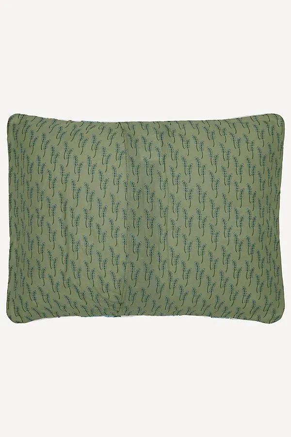 John Robshaw Farah Cotton Voile Sham - Blue by Anthropologie, alternate view