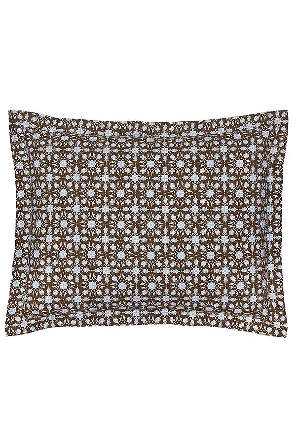 John Robshaw Kaarik Standard Sham - Blue, Cotton product