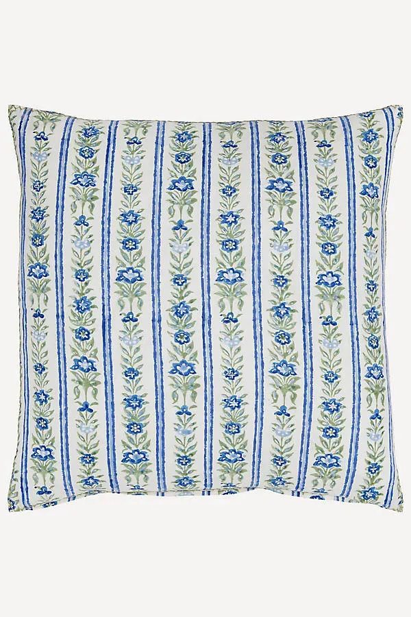 John Robshaw Kushal Decorative Pillow Cover - Cotton, Linen by Anthropologie