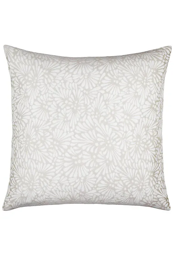 John Robshaw Meera Euro Sham - Beige, Cotton product