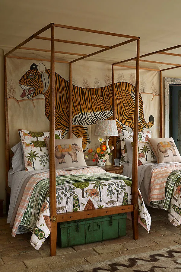 John Robshaw Vivaan Euro Sham - Beige, Cotton Voile product