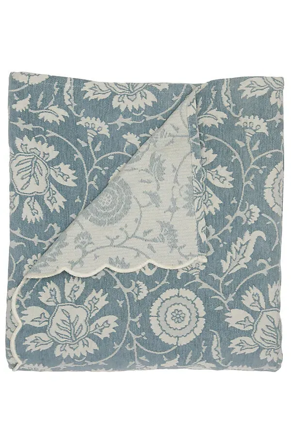 Kimari Coverlet - Blue, Cotton Chenille product