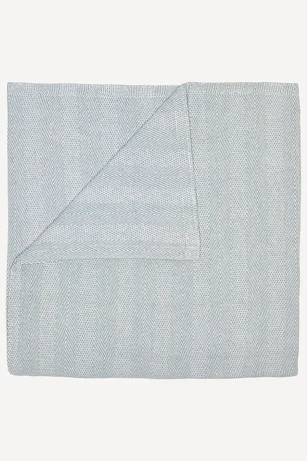 Lavanya Blanket - Grey, Cotton by Anthropologie, alternate view