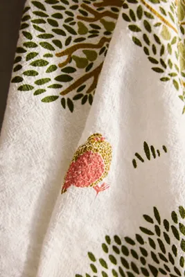 Terrain Partridge + Pear Tree Dish Towel - Cotton by Anthropologie, alternate view